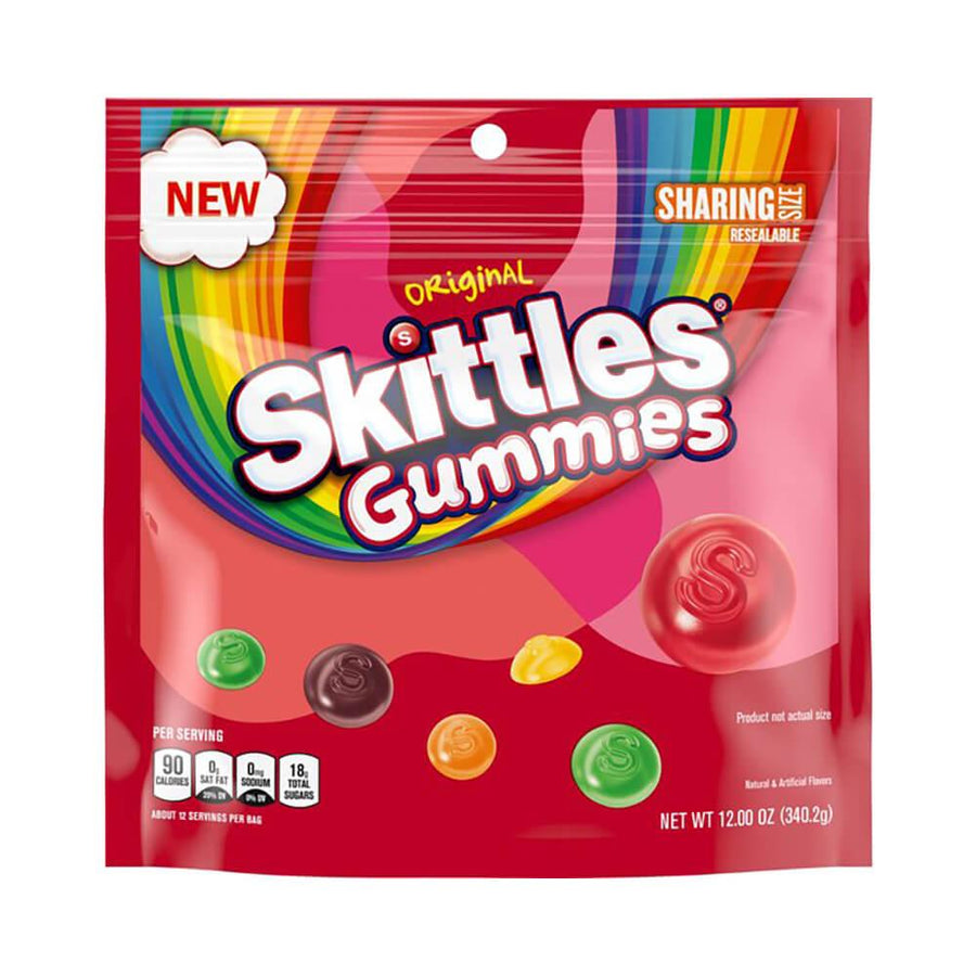 Skittles Gummies: 12-Ounce Bag - Candy Warehouse