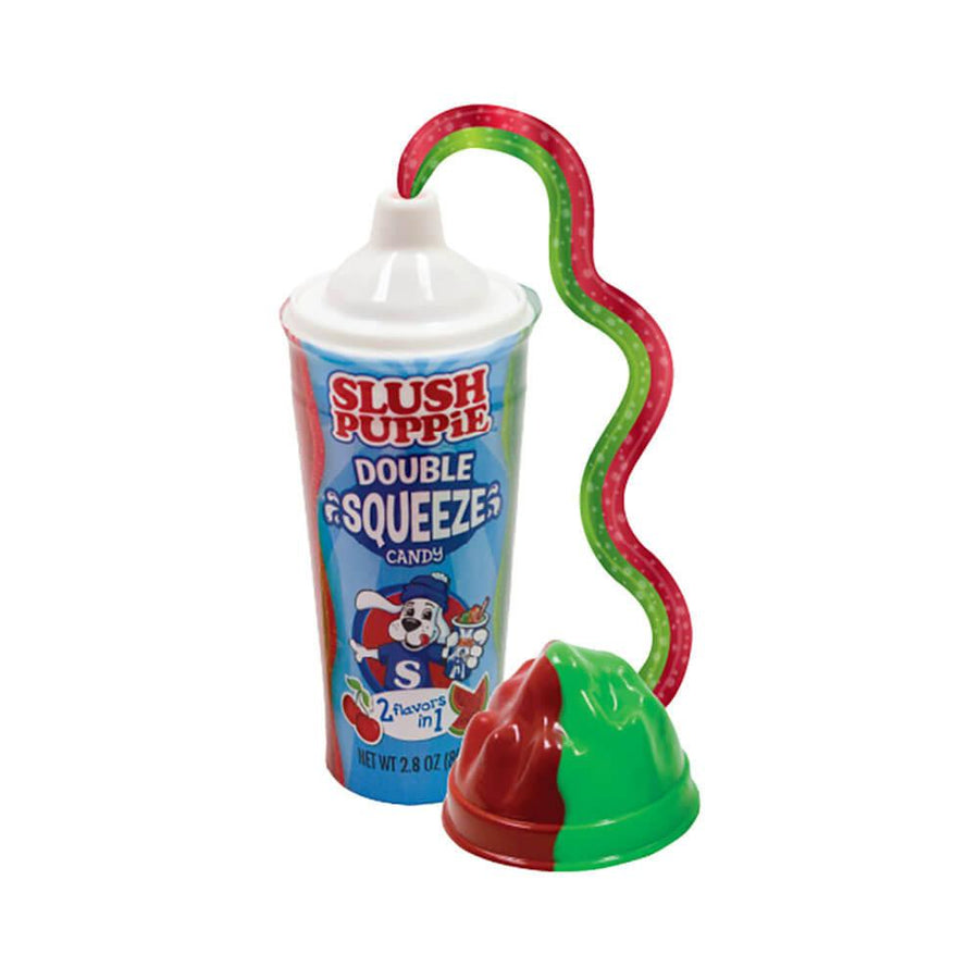Slush Puppie Double Squeeze Candy: 12-Piece Display - Candy Warehouse