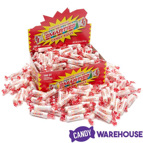 Smarties Candy Mini Rolls: 160-Piece Box - Candy Warehouse