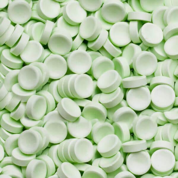Smarties Tangy Sugar Buttons Candy - Pastel Green: 5LB Bag - Candy Warehouse