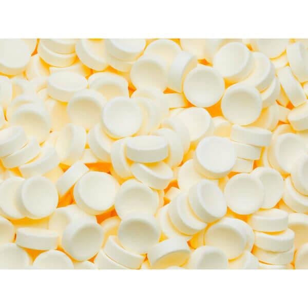 Smarties Tangy Sugar Buttons Candy - Pastel Yellow: 5LB Bag - Candy Warehouse