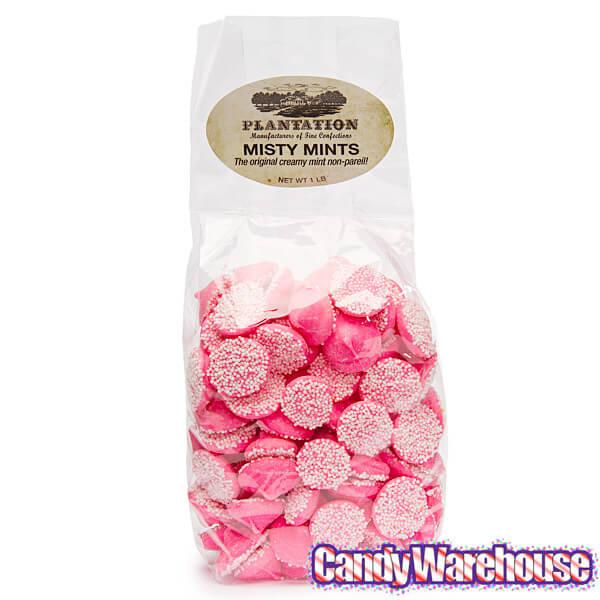 Smooth and Melty Nonpareil Mint Chocolate Chips - Pink: 16-Ounce Bag - Candy Warehouse