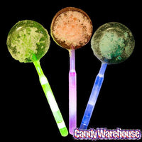 Snap-n-Glow Lollipop with Popping Powder Candy Packs: 18-Piece Display - Candy Warehouse