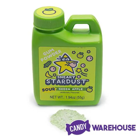 Sneaky Stardust Sour Gum Powder Bubble Jugs 12Piece Box Candy Warehouse