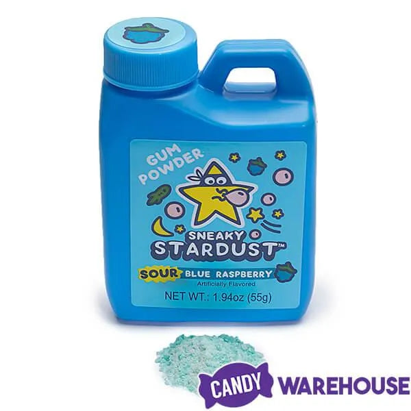 Sneaky Stardust Sour Gum Powder Bubble Jugs 12Piece Box Candy Warehouse
