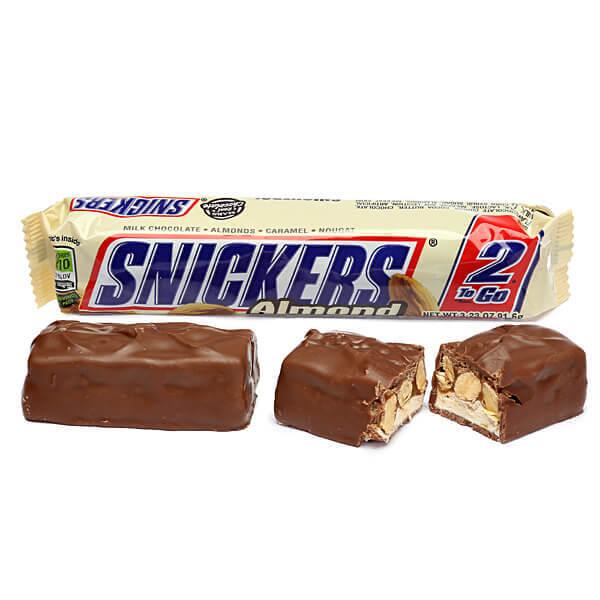 Snickers Almond King Size Candy Bars: 24-Piece Box - Candy Warehouse