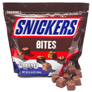 Snickers Bites Candy: 9.1-Ounce Bag - Candy Warehouse
