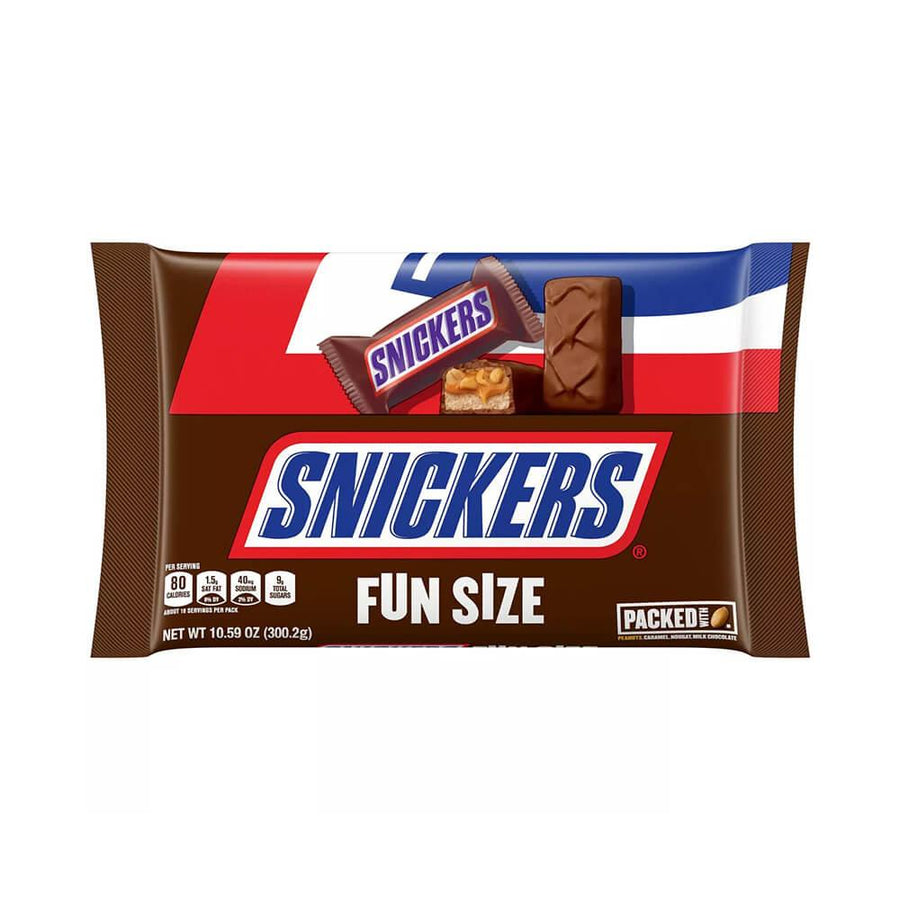 Snickers Fun Size Candy Bars 18-Piece Bag - Candy Warehouse