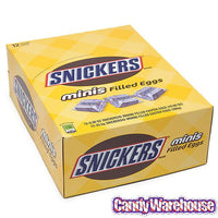 Snickers Minis Candy Filled Plastic Easter Eggs: 12-Piece Display - Candy Warehouse