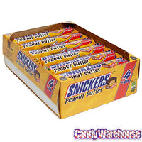 Snickers Peanut Butter Squared King Size Candy Bars: 18-Piece Box - Candy Warehouse