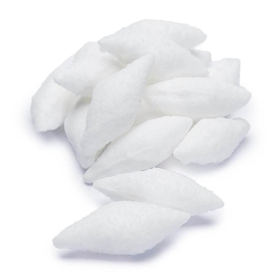 Snow Diamonds Peppermint White Hard Candy: 1.4LB Bag - Candy Warehouse