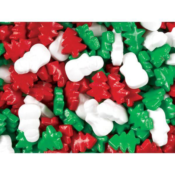 Snowmen & Christmas Trees Candy: 5LB Bag - Candy Warehouse