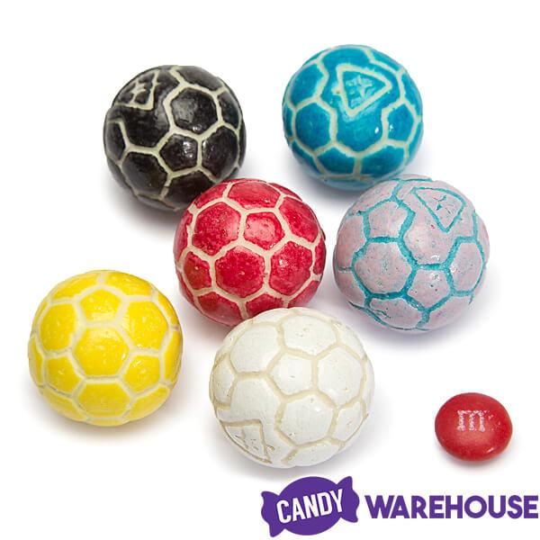 Soccer Balls Bubblegum: 1KG Bag - Candy Warehouse