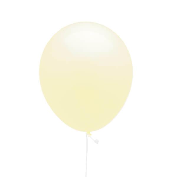 Solid Color 11-Inch Fashion Balloons - Ivory Silk: 5-Piece Set - Candy Warehouse