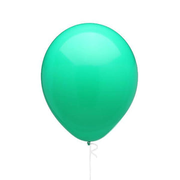 Solid Color 11-Inch Fashion Balloons - Wintergreen: 5-Piece Set - Candy Warehouse