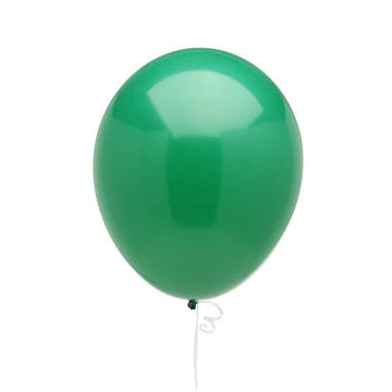 Solid Color 11-Inch Standard Balloons - Green: 5-Piece Set - Candy Warehouse