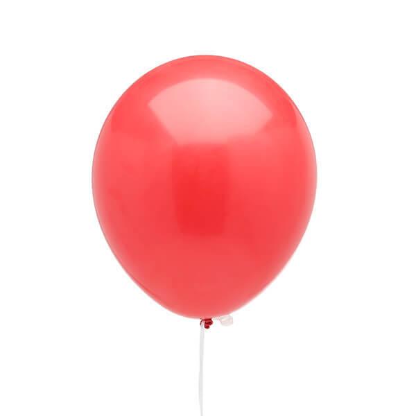 Solid Color 11-Inch Standard Balloons - Red: 5-Piece Set - Candy Warehouse