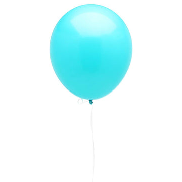 Solid Color 16-Inch Fashion Balloons - Caribbean Blue: 5-Piece Set - Candy Warehouse