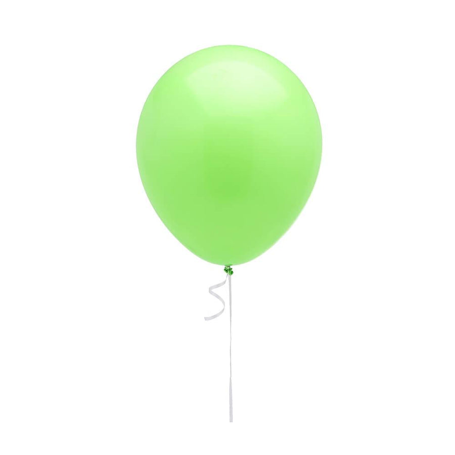 Solid Color 16-Inch Fashion Balloons - Lime Green: 5-Piece Set - Candy Warehouse