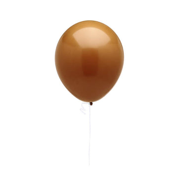 Solid Color 16-Inch Fashion Balloons - Mocha Brown: 5-Piece Set - Candy Warehouse