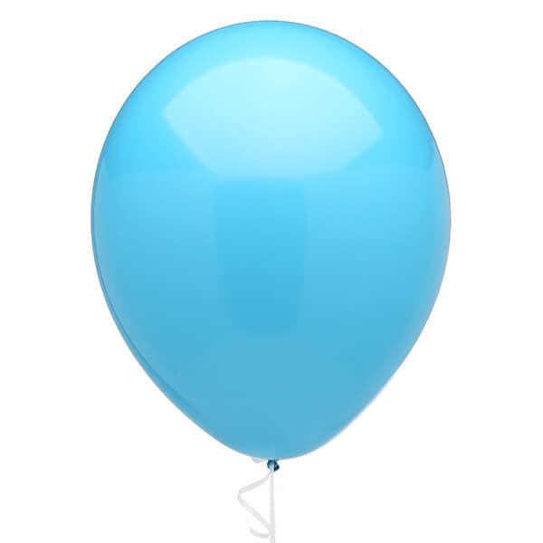 Solid Color 16-Inch Fashion Balloons - Robin Egg Blue: 5-Piece Set - Candy Warehouse