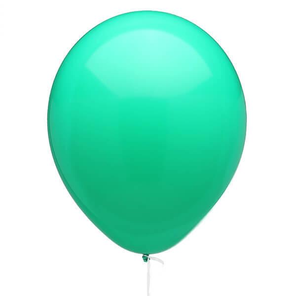 Solid Color 16-Inch Fashion Balloons - Wintergreen: 5-Piece Set - Candy Warehouse