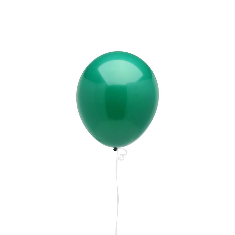 Solid Color 16-Inch Standard Balloons - Green: 5-Piece Set - Candy Warehouse