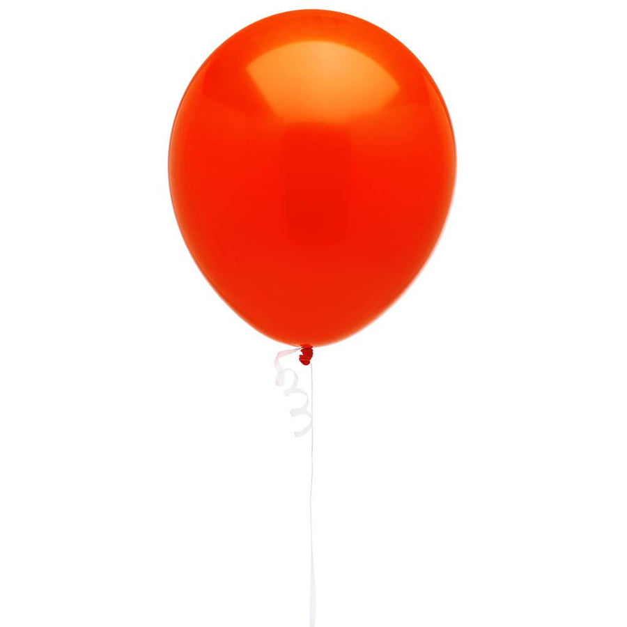 Solid Color 16-Inch Standard Balloons - Orange: 5-Piece Set - Candy Warehouse