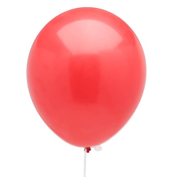 Solid Color 16-Inch Standard Balloons - Red: 5-Piece Set - Candy Warehouse