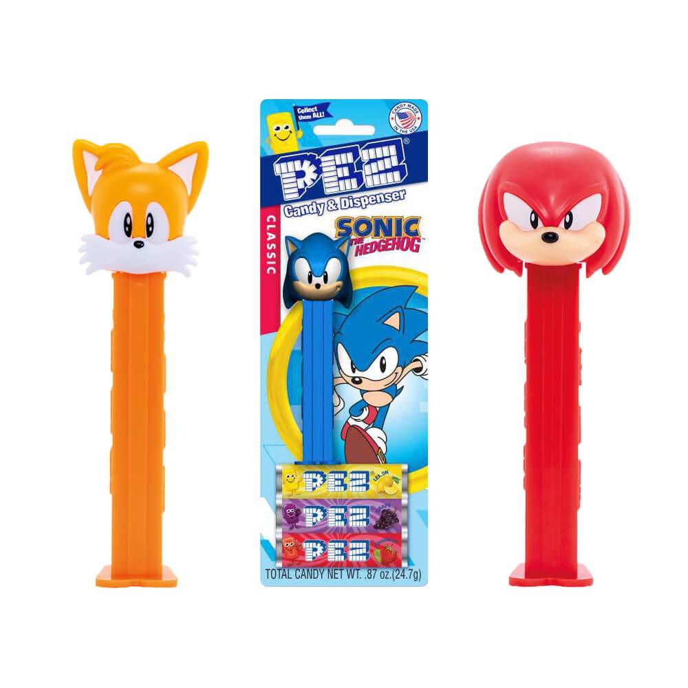 Sonic The Hedgehog PEZ Candy Packs: 12-Piece Box - Candy Warehouse