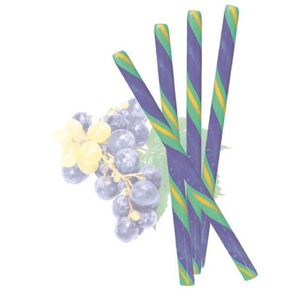 Sour Grape Hard Candy Sticks: 100-Piece Box - Candy Warehouse