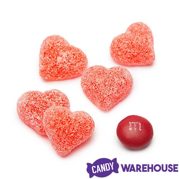 Sour Gummy Candy Hearts: 3KG Bag - Candy Warehouse
