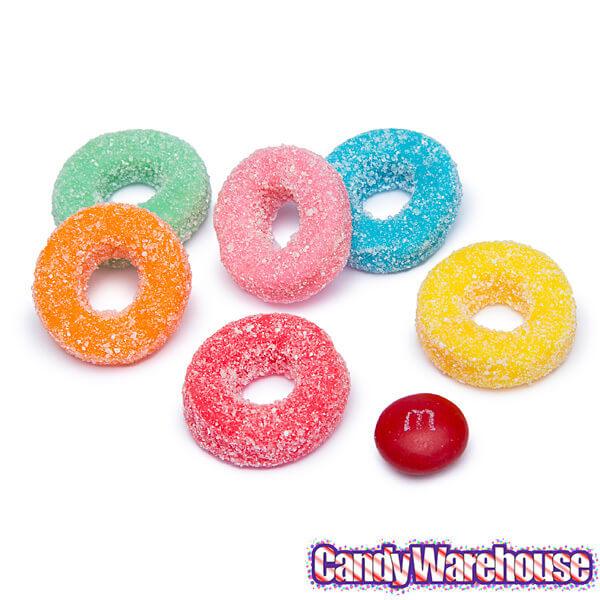 Sour Gummy Mini Rings: 5LB Bag - Candy Warehouse