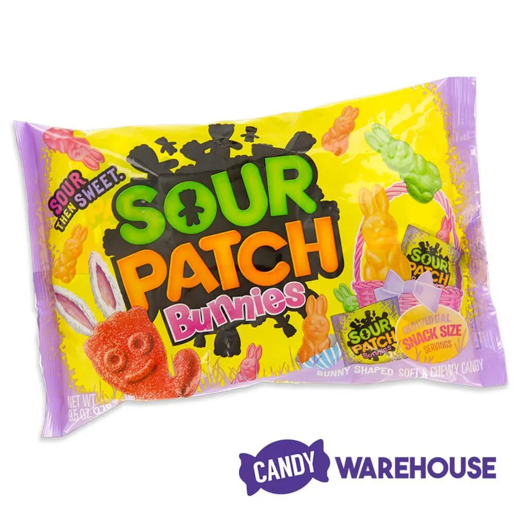 Sour Patch Bunnies Candy Packs 18Piece Bag Candy Warehouse