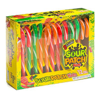Sour Patch Kids Candy Canes: 12-Piece Box - Candy Warehouse