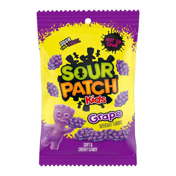 Sour Patch Kids Candy - Grape: 8-Ounce Bag - Candy Warehouse