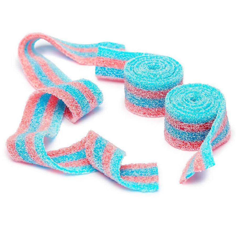 Sour Power Belts Candy - Cotton Candy: 3KG Bag - Candy Warehouse