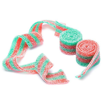 Sour Power Belts Candy - Strawberry-Apple: 3KG Bag - Candy Warehouse
