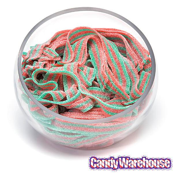 Sour Power Belts Candy - Strawberry-Apple: 3KG Bag - Candy Warehouse
