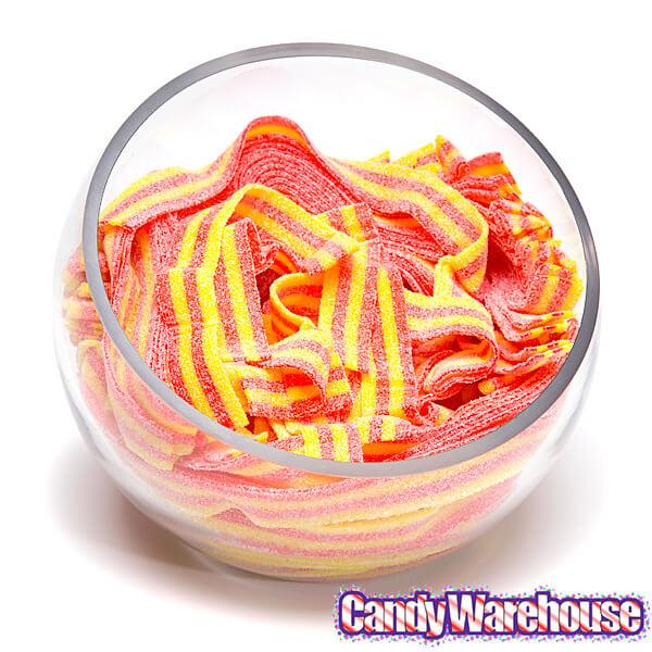 Sour Power Belts Candy - Strawberry-Banana: 3KG Bag - Candy Warehouse