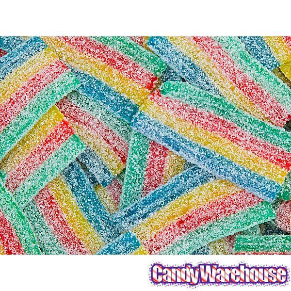 Sour Power Rainbow Mini Candy Belts: 3KG Bag - Candy Warehouse