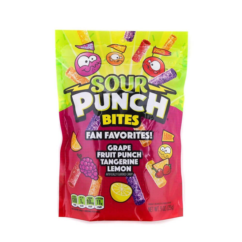 Sour Punch Bites Candy - Fan Favorites: 9-Ounce Bag - Candy Warehouse