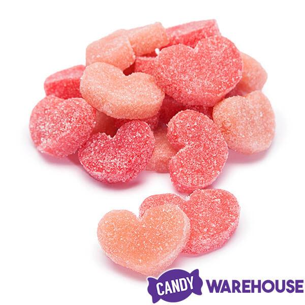 Sour Punch Chewy Candy Hearts: 8-Ounce Bag - Candy Warehouse