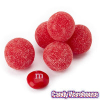 Sour Spanks Chewy Candy Balls - Cherry: 5LB Bag - Candy Warehouse