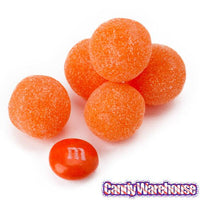 Sour Spanks Chewy Candy Balls - Tangerine: 5LB Bag - Candy Warehouse