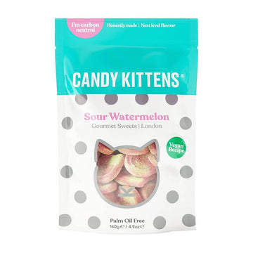 Sour Watermelon Candy Kittens: 4.9-Ounce Bag - Candy Warehouse