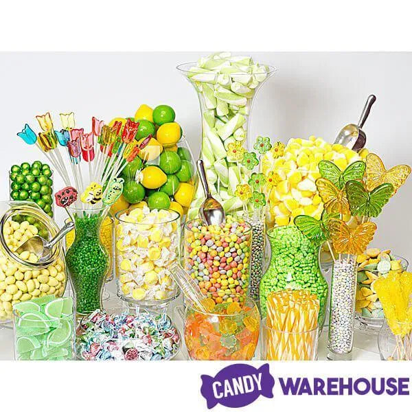 Sparkle Candy Flower Lollipops 100Piece Bag Candy Warehouse