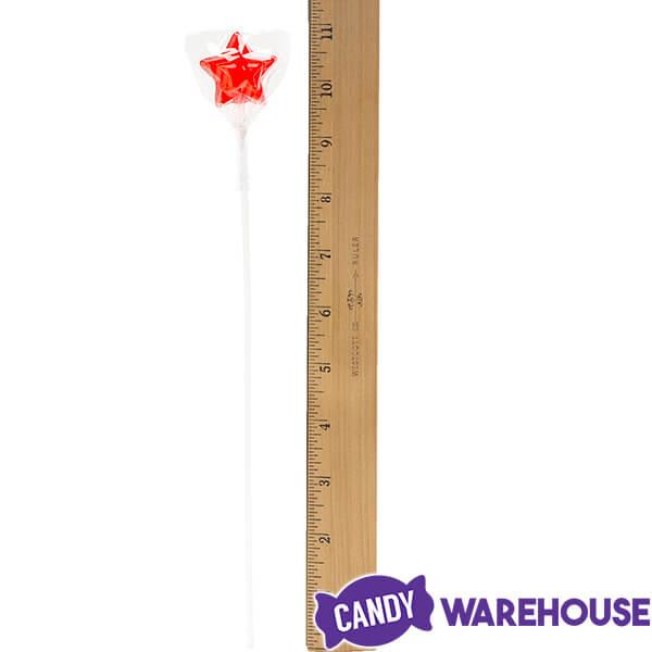 Sparkle Candy Patriotic USA Star Lollipops: 100-Piece Bag - Candy Warehouse