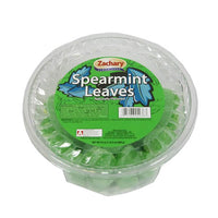 Spearmint Leaves Jelly Candy: 24-Ounce Tub - Candy Warehouse