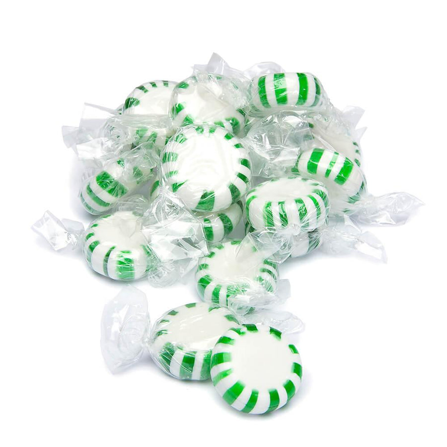 Spearmint Starlight Mints Candy: 5LB Bag - Candy Warehouse